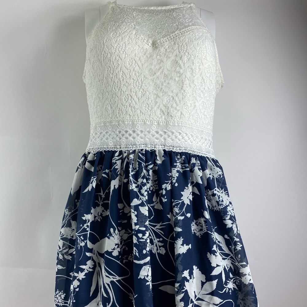 Blue Floral By&By Dress